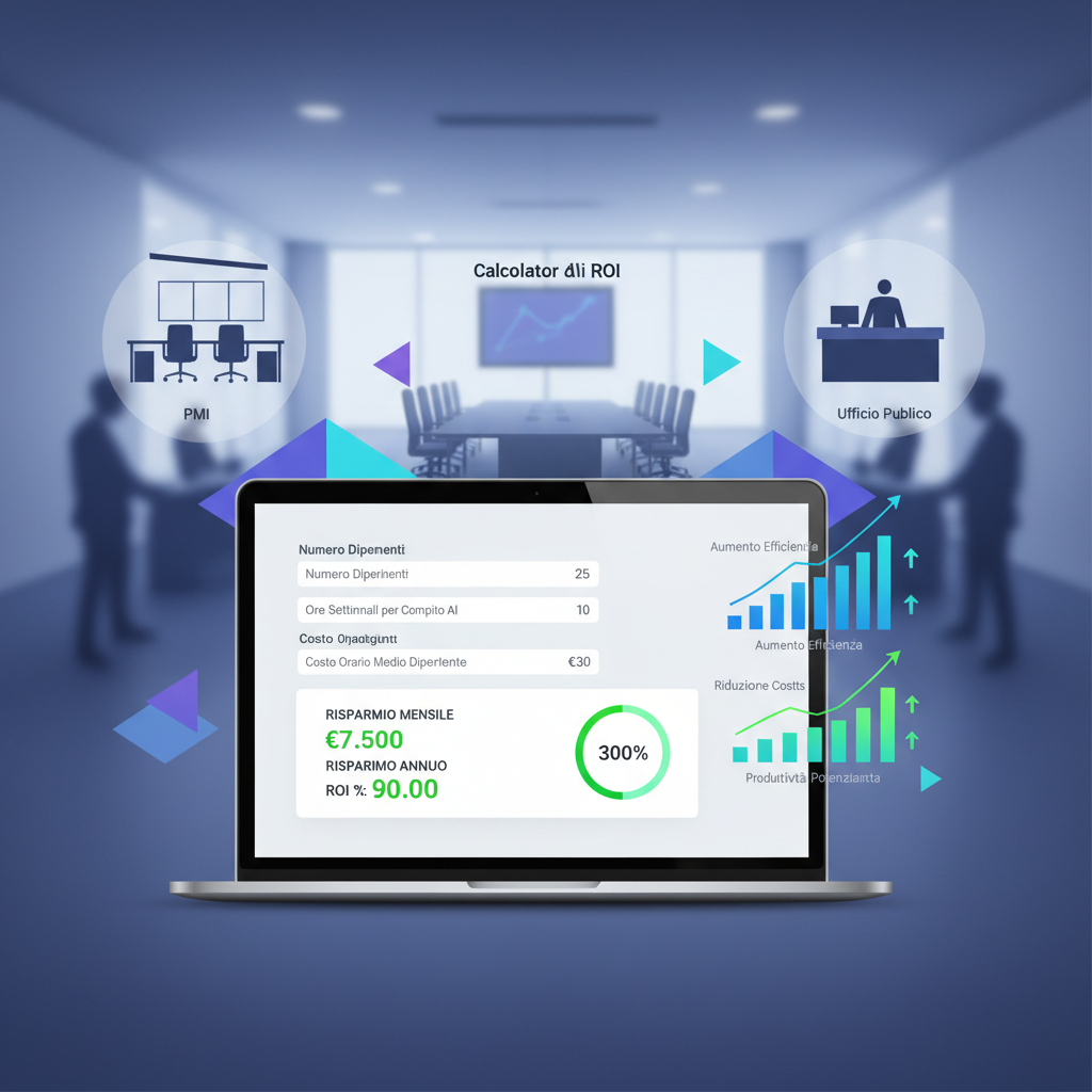 Calcolatore ROI Rispondiamo AI
